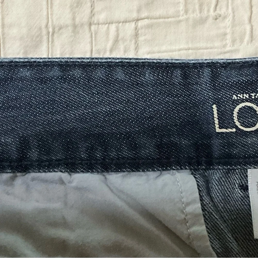 LOFT Dark Blue Denim Jean Shorts